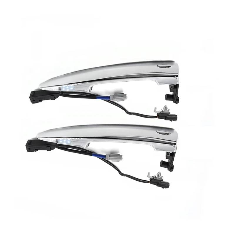 Türgriff Für Außen Fahrerseite Für Nissan Für Leaf Für Maxima Für Murano Für Sentra Auto Vorne Links Rechts Chrom Außentürgriffe Silber 826469N00A 806469N00A 806451AA0A Türaußengriff Beifahrerseite(Le von BHGMGEBLV