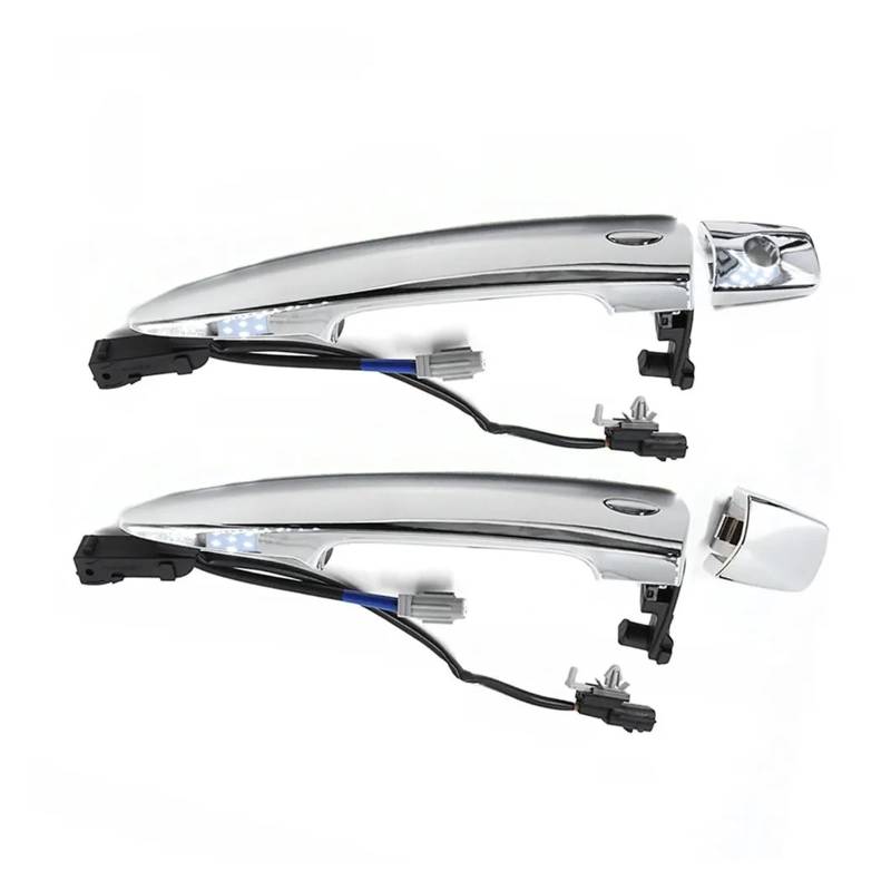 Türgriff Für Außen Fahrerseite Für Nissan Für Leaf Für Maxima Für Murano Für Sentra Auto Vorne Links Rechts Chrom Außentürgriffe Silber 826469N00A 806469N00A 806451AA0A Türaußengriff Beifahrerseite(Le von BHGMGEBLV