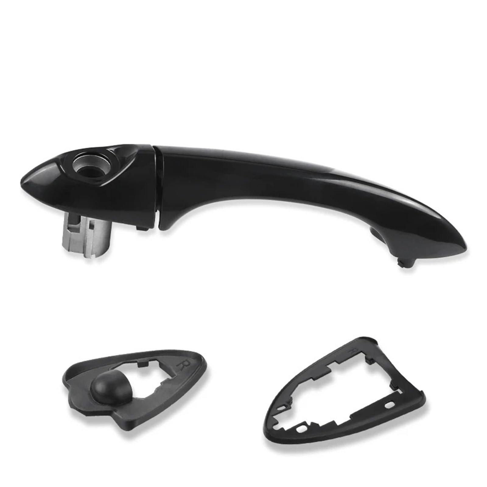 Türgriff Für Außen Fahrerseite Für X5 E53 2000 2001 2002 2003 2004 2005 2006 Auto Front Außen Außentürgriff EIN-Aus Schwarz Türaußengriff Beifahrerseite(Right Hand Drive) von BHGMGEBLV
