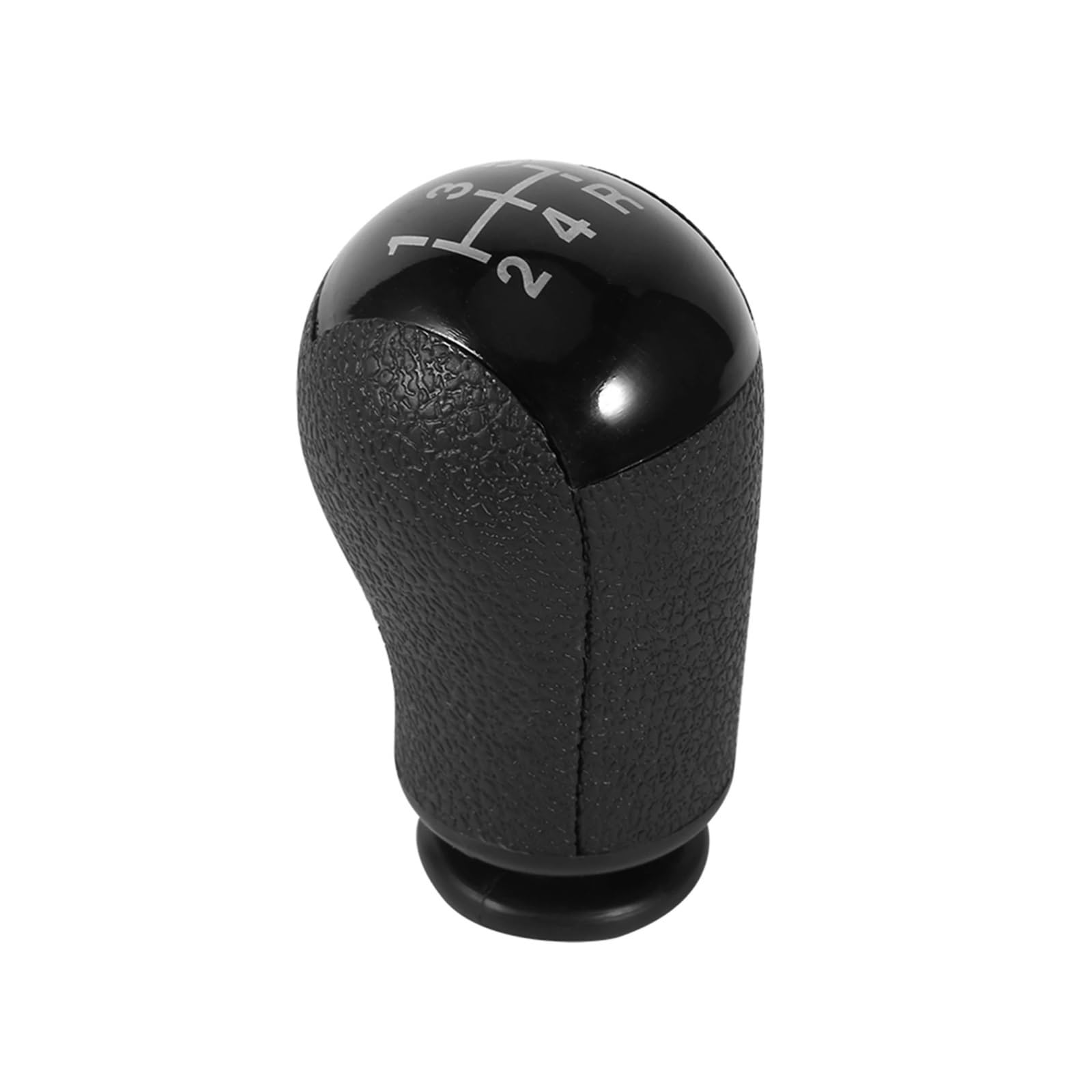 Universal Fahrzeug Schaltknauf Für Ford Für Focus Für Mondeo MK3 S-MAX C-MAX Für Mustang 1Pcs 5 Geschwindigkeit MT Getriebe Stick Schaltknauf Ersatz Manuell Schaltgetriebe(Black) von BHGMGEBLV