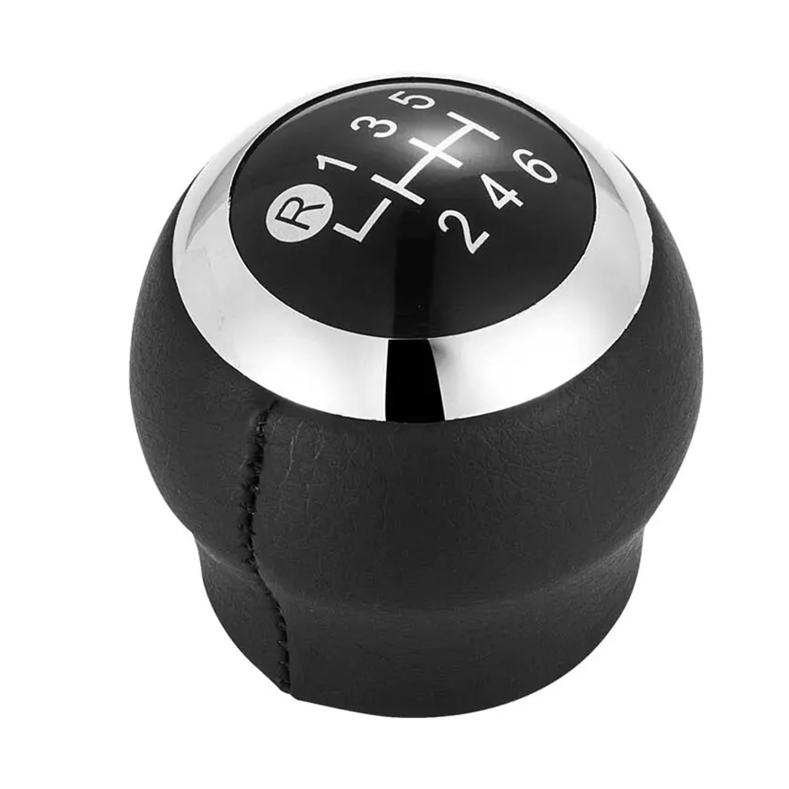 Universal Fahrzeug Schaltknauf Für Toyota Für Verso Für Auris Für Aygo Zubehör 5/6 Geschwindigkeit Auto Schaltknauf Hebel Shifter Stick Handball Manuell Schaltgetriebe(Black 6 Speed) von BHGMGEBLV