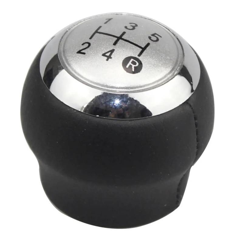 Universal Fahrzeug Schaltknauf Für Toyota Für Verso Für Auris Für Aygo Zubehör 5/6 Geschwindigkeit Auto Schaltknauf Hebel Shifter Stick Handball Manuell Schaltgetriebe(Silver 5 Speed) von BHGMGEBLV