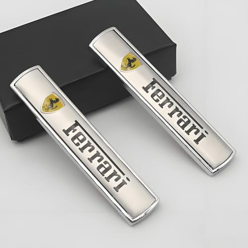 Auto Abzeichen Logo für Ferrari,Motorhaubenaufkleber Kofferraumaufkleber Emblem Auto-Tuning-Emblem Sticker Zubehör von BHNRXQNJ