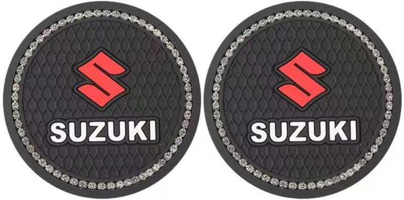 Auto Untersetzer für Suzuki Swace Swift S-Cross LLL,Silikon Auto Getränkehalter Untersetzer Kaffee Tee Pad Isolierte Getränkematte Autozubehör von BHNRXQNJ