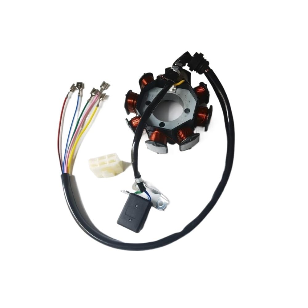 Magneto Stator 8-Spulen-5-Draht-Wechselstrom-Magneto-Stator Typ I Mit Befestigungslöchern Für Motorrad Für CG125 156FMI 157FMI CG150 162FMJ-Stator Magneto Stator 8-Spulen-5-Draht-Wechselstrom-Magneto-Stator Typ I Mit Befestigungslöchern Für Motorrad Für CG125 156FMI 157FMI CG150 162FMJ-Stator von BHOUTY