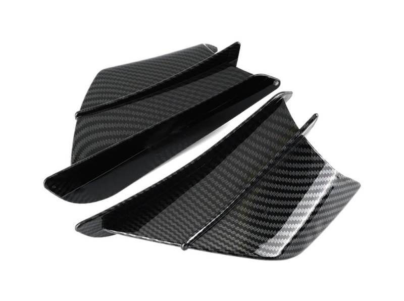 Motorrad Seitenverkleidung Für YZF R1 R1M R1S R7 R6 R3 R125 FZ6R TZR50 FZ1 Motorrad Verkleidung Seite Winglet Aerodynamische Flügel Deflektor Spoiler von BHOUTY
