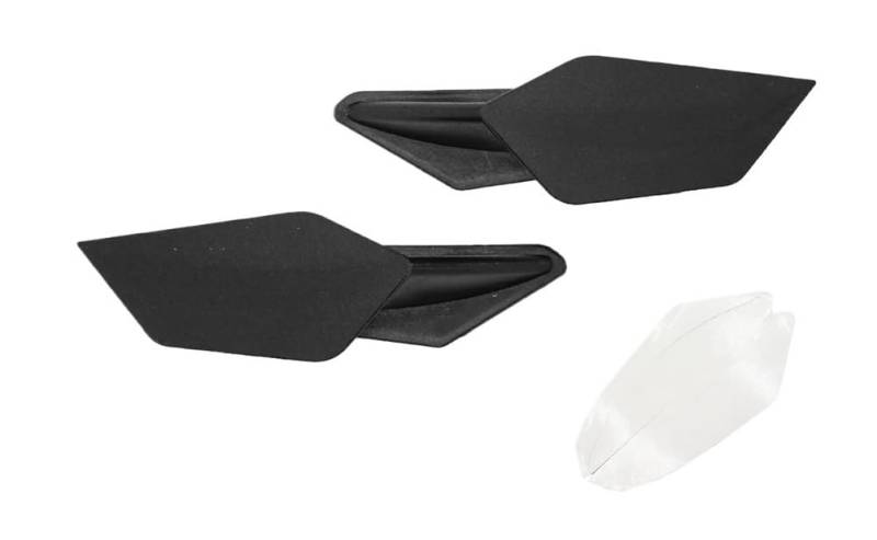 Motorrad Seitenverkleidung Motorrad Aerodynamische Winglets Spoiler Flügel Kit Für H2/H2R Zubehör Verkleidung Seite Panel Abdeckung Verkleidung Schutz von BHOUTY