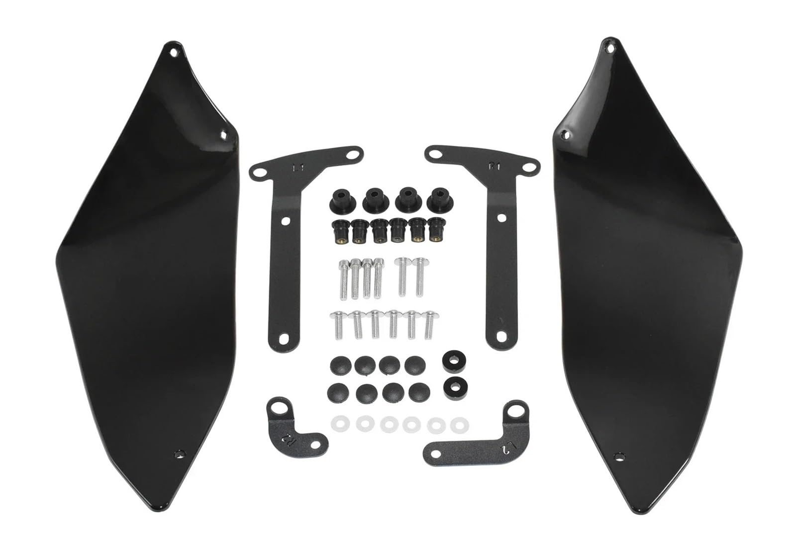 Motorrad Seitenverkleidung Motorrad Seitenflügel Bildschirm Windabweiser Air Spoiler Panel Verkleidung Abdeckung Für Wüste X 2022 2023 Flügel von BHOUTY