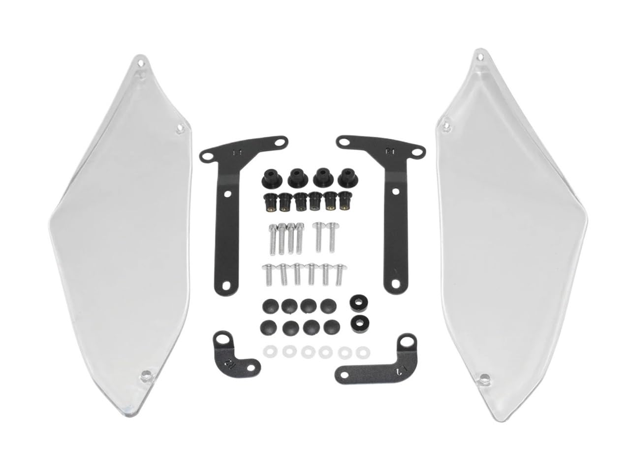 Motorrad Seitenverkleidung Motorrad Seitenflügel Bildschirm Windabweiser Air Spoiler Panel Verkleidung Abdeckung Für Wüste X 2022 2023 Flügel von BHOUTY