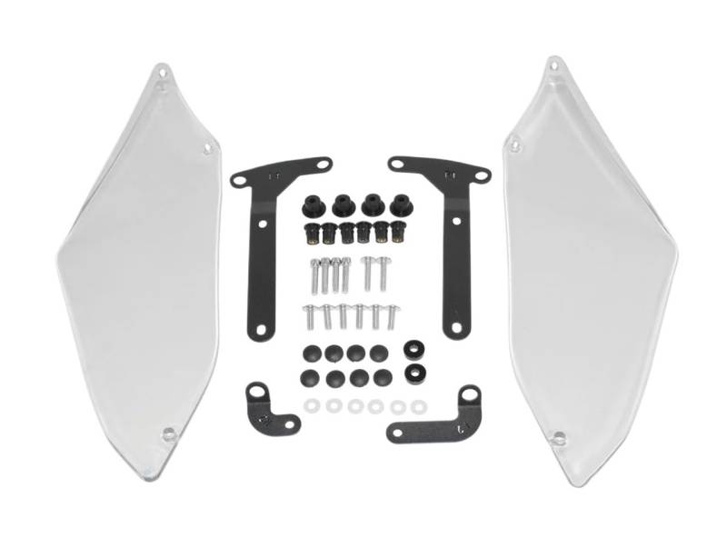 Motorrad Seitenverkleidung Motorrad Seitenflügel Bildschirm Windabweiser Air Spoiler Panel Verkleidung Abdeckung Für Wüste X 2022 2023 Flügel von BHOUTY