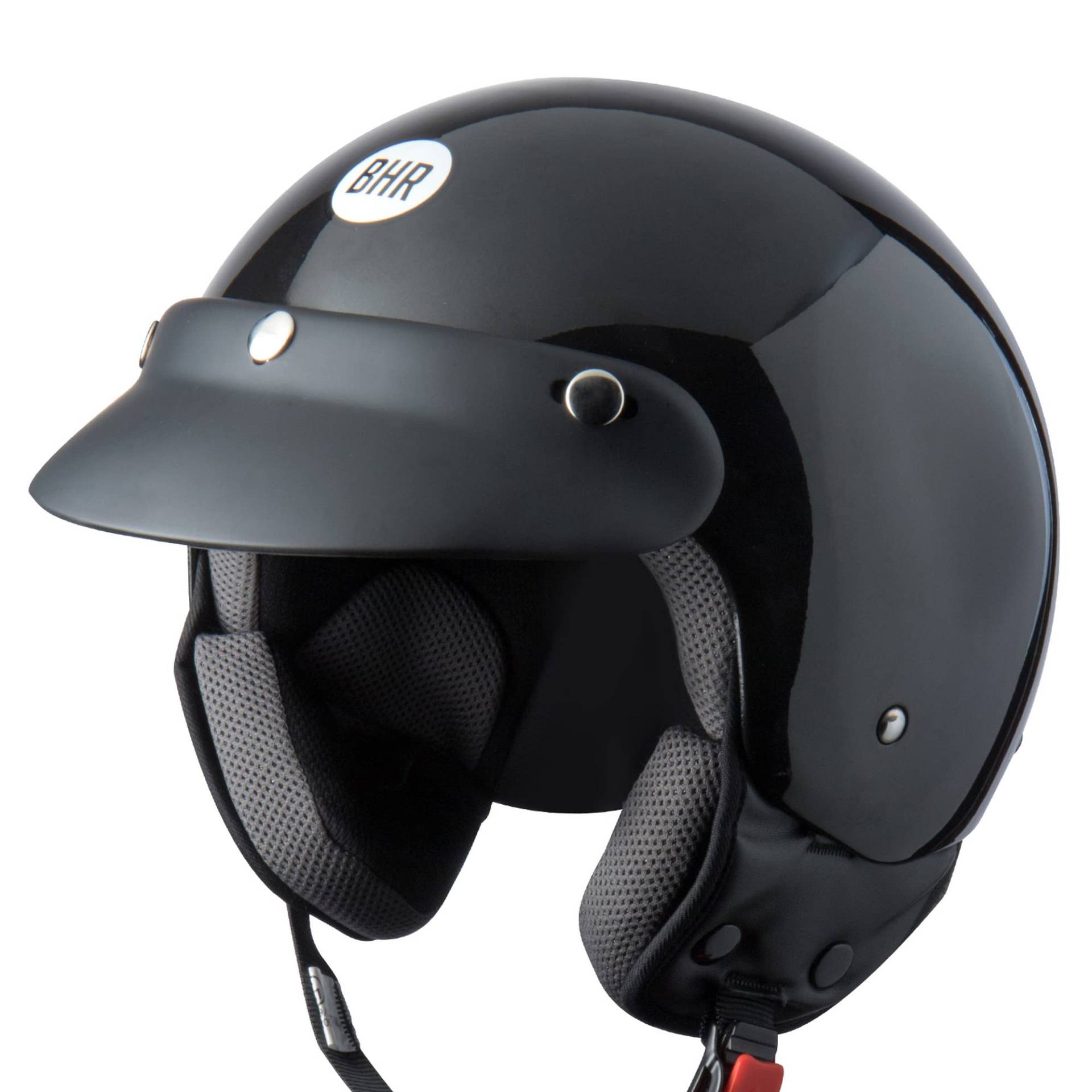 BHR Demi-Jet Helm 803 Simply, Praktischer Rollerhelm mit ECE-Zulassung, Motorrad-Jet-Helm mit abnehmbarem Gesichtspolster, SCHWARZ METALLIC, XL BHR Demi-Jet Helm 803 Simply, Praktischer Rollerhelm mit ECE-Zulassung, Motorrad-Jet-Helm mit abnehmbarem Gesichtspolster, SCHWARZ METALLIC, XL von BHR