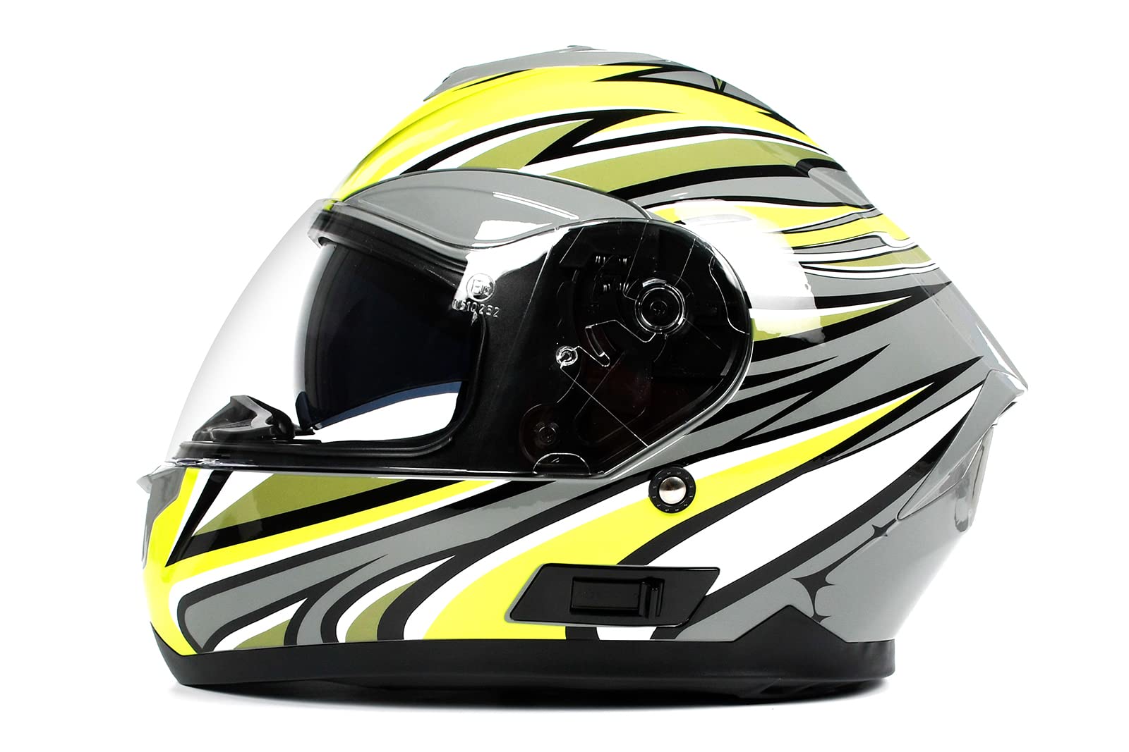 BHR Full Face Motorradhelm mit Doppelvisier 814 RIDE | Full Face Motorradhelm ECE Type Approved mit kratzfestem Doppelvisier | Damen/Herren-Motorradhelm | WIND ROSE GREY | L von BHR