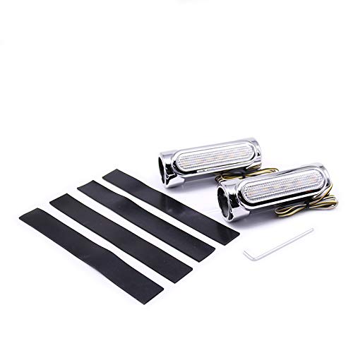 BHYShop 1,25'' Straßenschutz Sturzbügel Chromrahmen Fahr Blinker Licht Cafe Racer Für Harley Victory Dyna XL von BHYShop