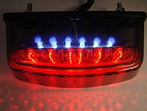 BHYShop Smoke LED Rücklicht Für Ducati 1994-07 Monster 400 600 620 695 750 S4 S4R Dark Metallic von BHYShop