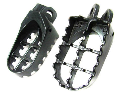 Grau MX Fußrasten FOOTPEGS für KLX 400 RM125 RM 250 DRZ 400 DR-Z400 von BHYShop