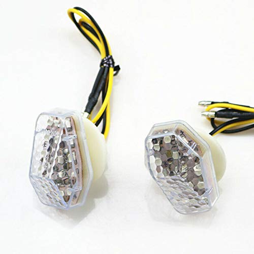 BHYShop Klarer LED-Blinker für Unterputzmontage für Suzuki SV 650 1000 Bandit 600 1200 1250 von BHYShop