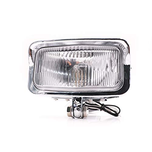 Retro Cafe Racer Retro Vintage Square Rechteck Scheinwerfer für Cruiser Choppers Bobber VN von BHYShop