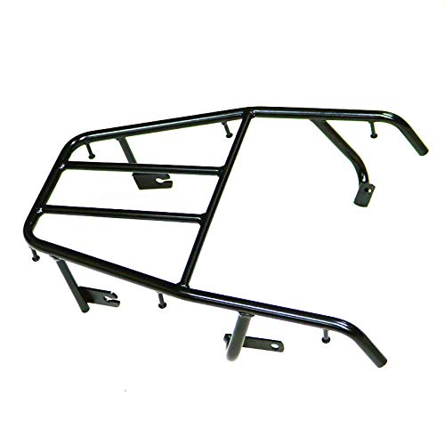 Schwarzer hinterer Gepäckträger Tail Cargo Rack Bracket für Yamaha TW200 1987-2008 Dirt Bike Off-Road von BHYShop