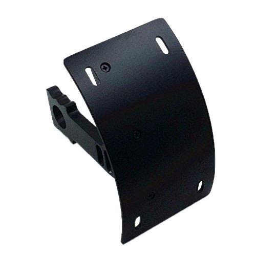 Swingarm Side Mount Curve Kennzeichenhalter für Yamaha VMX 1200 1700 Warrior (Schwarz) von Lupsty