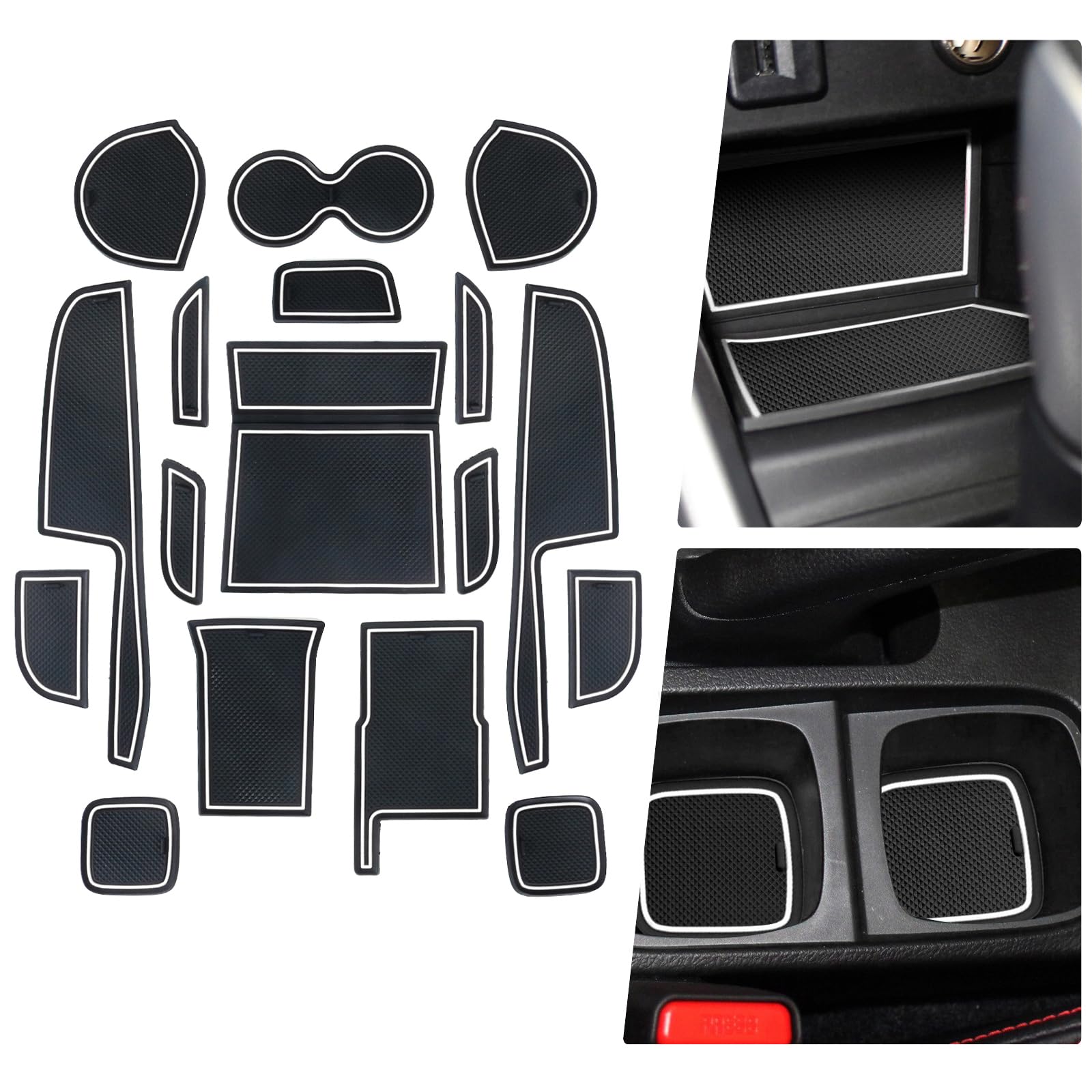 BIBIBO Gummimatten Antirutschmatten kompatibel mit Suzuki Vitara Hybrid LY SUV 2016-2024, Gummi-Automatten, Auto Matten, Anti-Rutsch-Matte, Aufbewahrungsbox rutschfeste Matten BIBIBO Gummimatten Antirutschmatten kompatibel mit Suzuki Vitara Hybrid LY SUV 2016-2024, Gummi-Automatten, Auto Matten, Anti-Rutsch-Matte, Aufbewahrungsbox rutschfeste Matten von BIBIBO