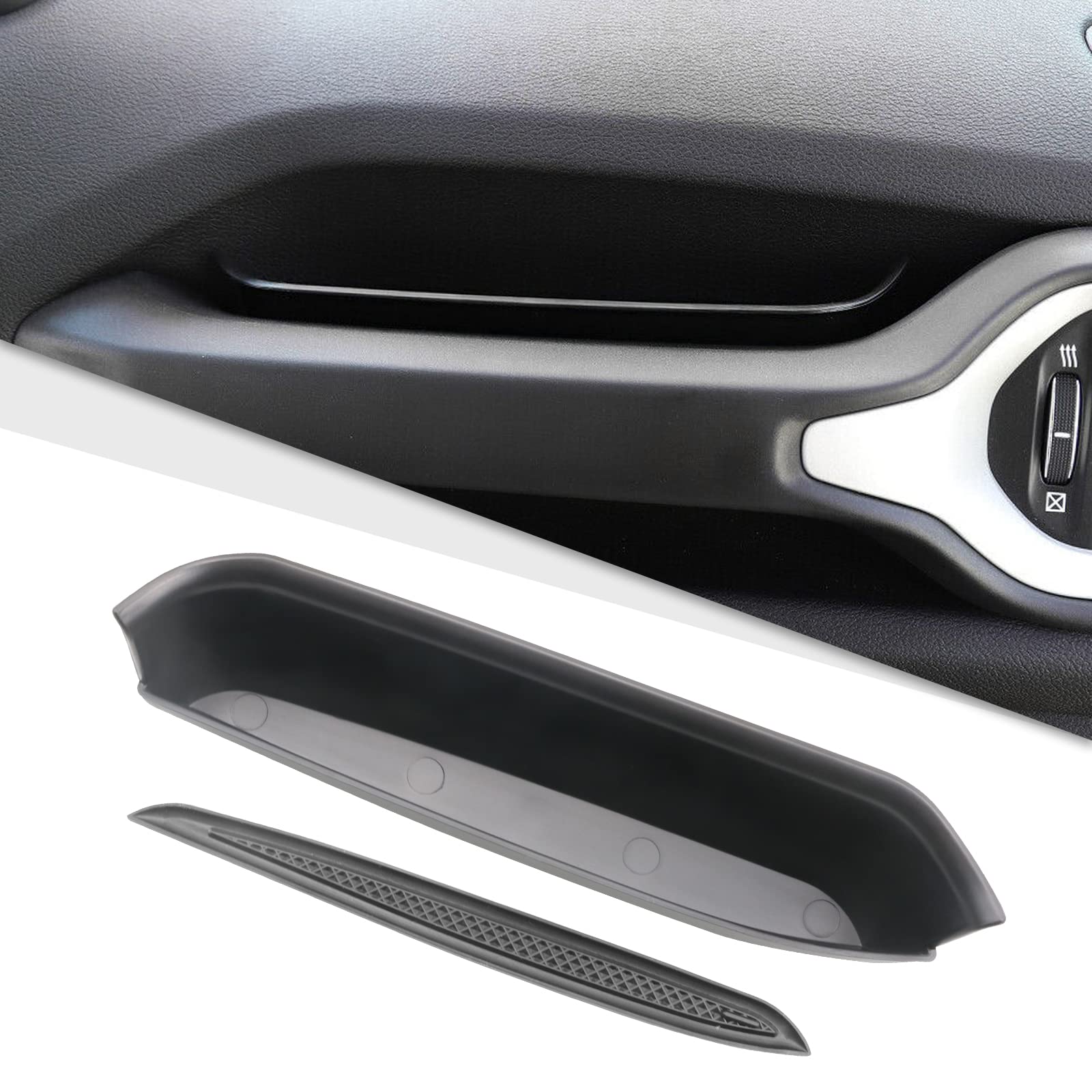 BIBIBO Jeep Renegade Türgriff Ablagefach, Aufbewahrungsbox kompatibel mit Jeep Renegade BU 2015-2022, Auto Tür Organizer Aufbewahrungsbox, Organizer mit Rutschfestermatte, Jeep Renegade Zubehör BIBIBO Jeep Renegade Türgriff Ablagefach, Aufbewahrungsbox kompatibel mit Jeep Renegade BU 2015-2022, Auto Tür Organizer Aufbewahrungsbox, Organizer mit Rutschfestermatte, Jeep Renegade Zubehör von BIBIBO