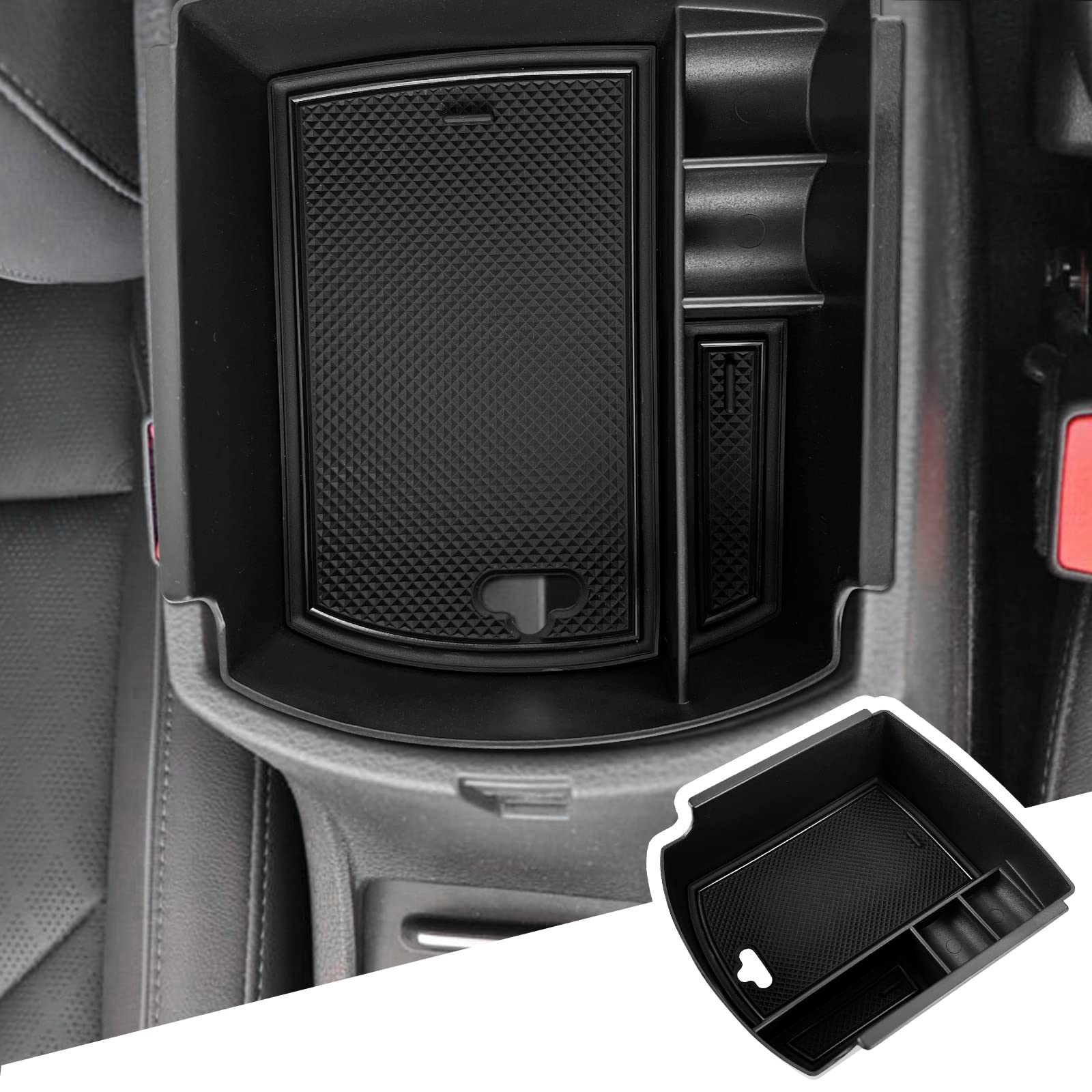 BIBIBO Mittelkonsole Aufbewahrungsbox für Hyunda-i i30 / N Line/Kombi/Fastback N 2017-2023, Organizer mit Rutschfestermatte, Hyunda-i i30 Konsolenschalen Armlehnen, Auto Armlehnenablage Zubehör BIBIBO Mittelkonsole Aufbewahrungsbox für Hyunda-i i30 / N Line/Kombi/Fastback N 2017-2023, Organizer mit Rutschfestermatte, Hyunda-i i30 Konsolenschalen Armlehnen, Auto Armlehnenablage Zubehör von BIBIBO