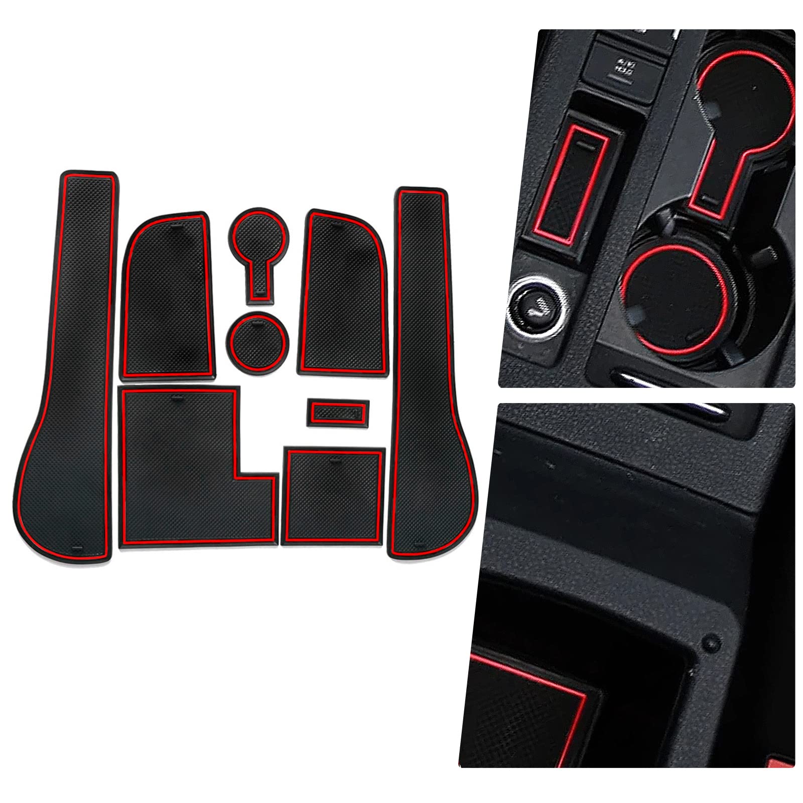 BIBIBO Gummimatten Antirutschmatten kompatibel mit VW Golf 7 7.5 R GTD GTI GTE 2014-2020, Gummi-Automatten, Auto Matten Zubehör, Anti-Rutsch-Matte, Aufbewahrungsbox rutschfeste Matten BIBIBO Gummimatten Antirutschmatten kompatibel mit VW Golf 7 7.5 R GTD GTI GTE 2014-2020, Gummi-Automatten, Auto Matten Zubehör, Anti-Rutsch-Matte, Aufbewahrungsbox rutschfeste Matten von BIBIBO