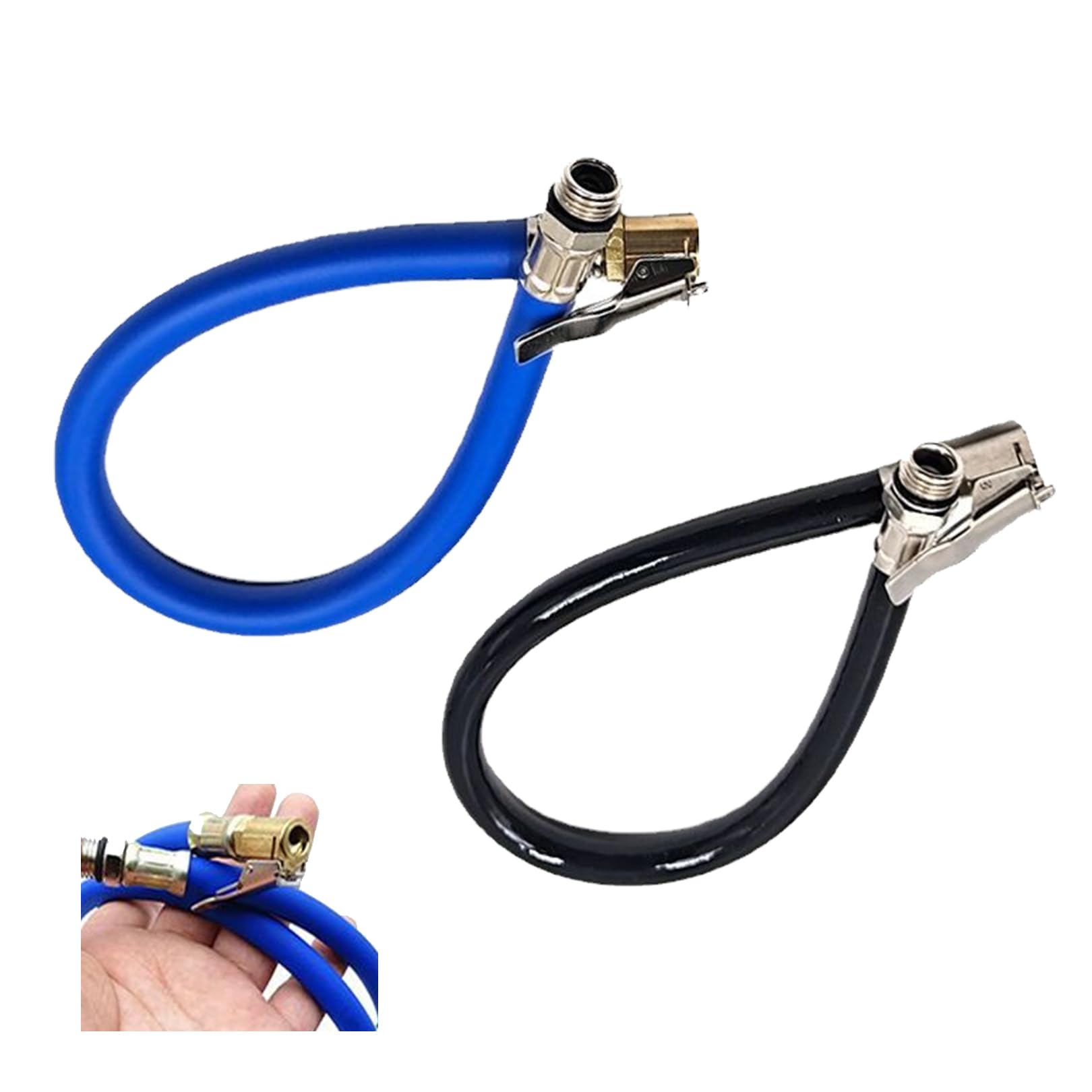 2 Stück Druckluft Reifenfüller Schlauch,Reifenfüllschlauch Luftdruckprüfer Kompressor Fahrrad Aufsatz Ersatzschlauch für Luftpumpe,Autoventil Adapter Reifenventil Gummi Universal Luftpumpenschlauch 2 Stück Druckluft Reifenfüller Schlauch,Reifenfüllschlauch Luftdruckprüfer Kompressor Fahrrad Aufsatz Ersatzschlauch für Luftpumpe,Autoventil Adapter Reifenventil Gummi Universal Luftpumpenschlauch von BIBITI