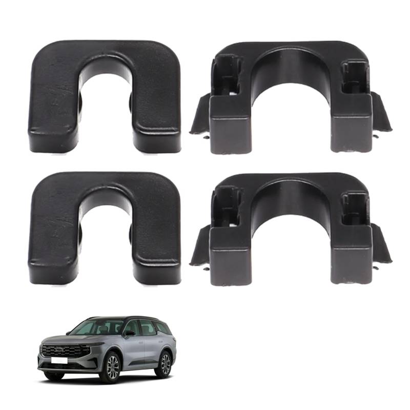 2 Stück Hutablage Clip Halterung für Ford Fiesta Mk7 Mk8 Kofferraumabdeckung,GepäCkabdeckung Clips Mit Focus Mk33, B-Max,C-Max, C3, Ds3,Einfach Installieren Stabil Auto Hochwertiges Zubehör Tuning von BIBITI