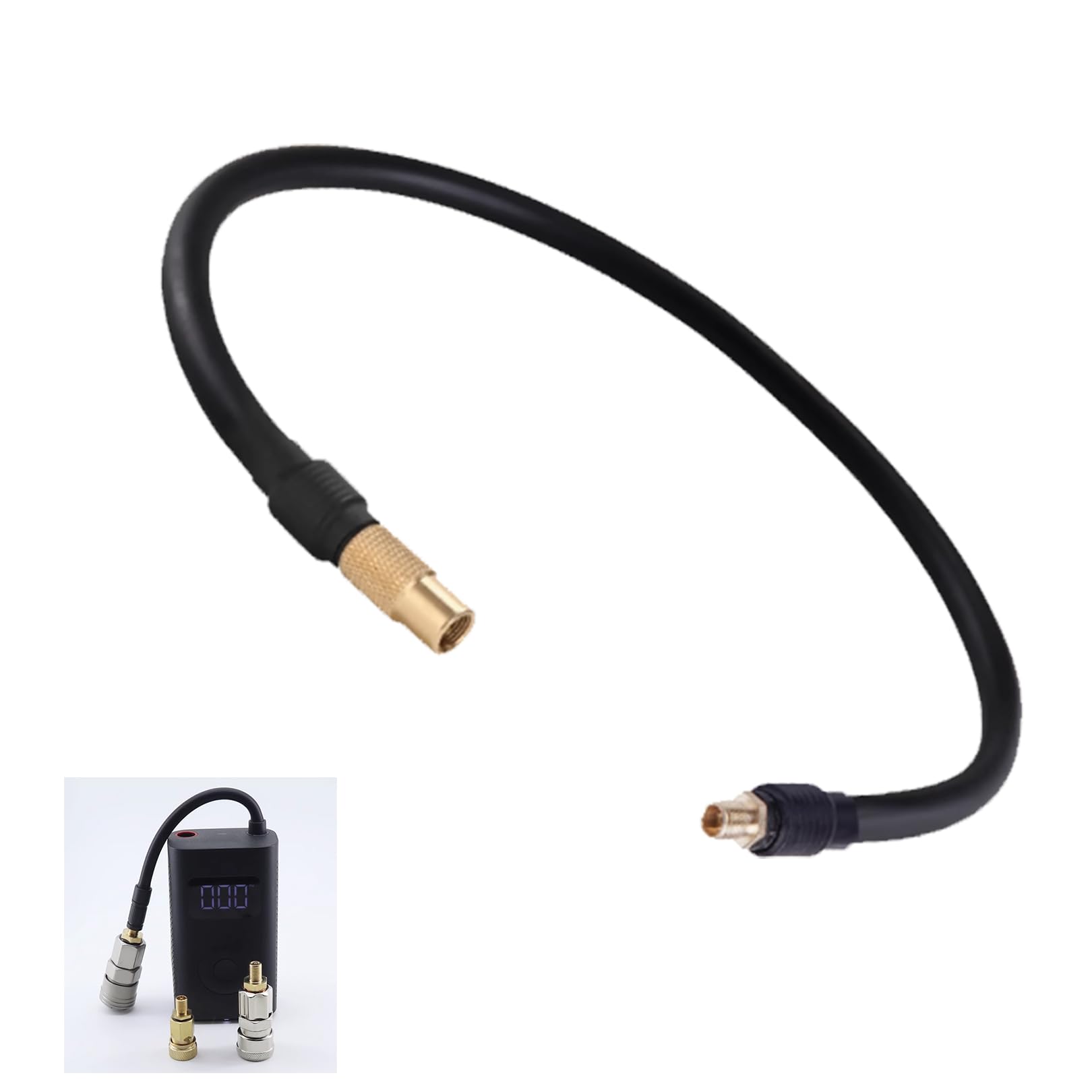 Französisches Ventil Adapter,Fahrradventil Schrader Presta Ventiladapter Fahrrad Luftpumpe Extension Ersatzschlauch,2-in-1 Valve Stem Verlängerungsschlauch Fahrradreifenpumpe Hose,für Xiaomi Pumpe Französisches Ventil Adapter,Fahrradventil Schrader Presta Ventiladapter Fahrrad Luftpumpe Extension Ersatzschlauch,2-in-1 Valve Stem Verlängerungsschlauch Fahrradreifenpumpe Hose,für Xiaomi Pumpe von BIBITI