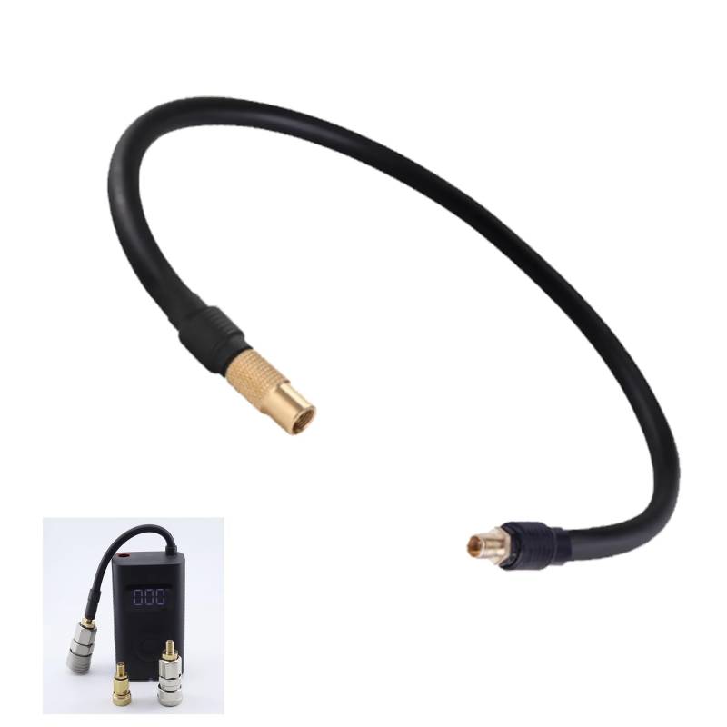 Französisches Ventil Adapter,Fahrradventil Schrader Presta Ventiladapter Fahrrad Luftpumpe Extension Ersatzschlauch,2-in-1 Valve Stem Verlängerungsschlauch Fahrradreifenpumpe Hose,für Xiaomi Pumpe von BIBITI