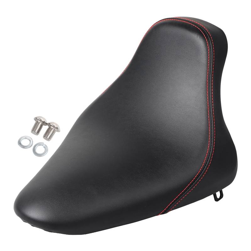 BID4ZE Butt Bucket Driver Solo Seat für Harley Fat Boy FLSTF 2000-2006 Heritage Softail FLST 2000-2007 Softail Standard FXST 2000-2005 von BID4ZE