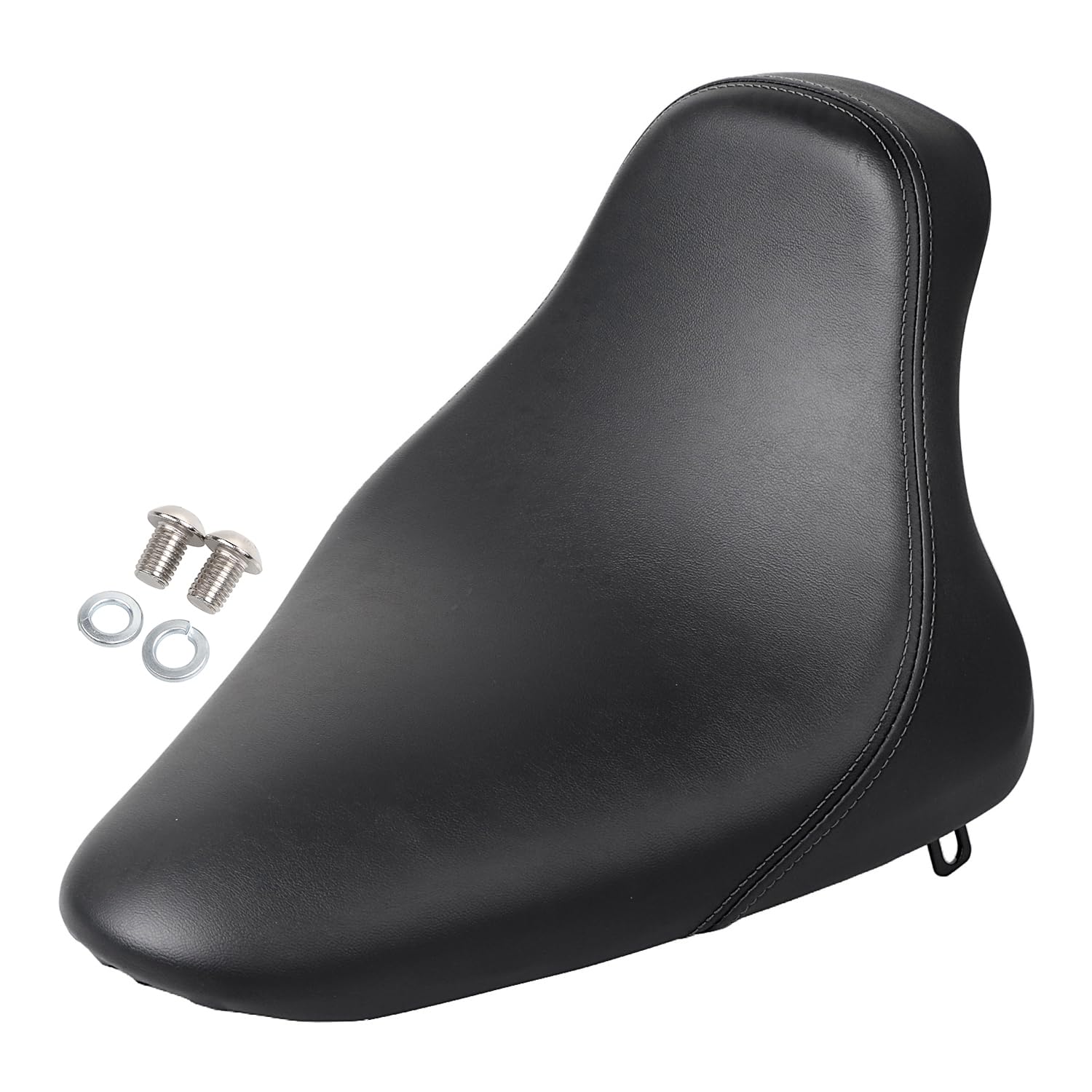BID4ZE Schwarzer Motorrad Sitzbank Solo für Harley Fat Boy FLSTF 2000-2006 Heritage Softail FLST 2000-2007 Softail Standard FXST 2000-2005 BID4ZE Schwarzer Motorrad Sitzbank Solo für Harley Fat Boy FLSTF 2000-2006 Heritage Softail FLST 2000-2007 Softail Standard FXST 2000-2005 von BID4ZE