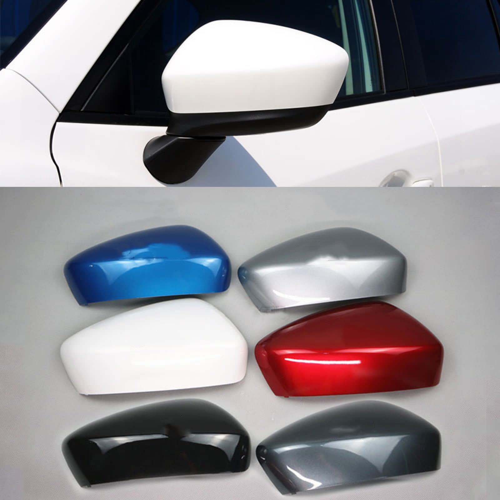 Passend für Ma-zda CX5 CX-5 2012 2013 2014 Auto-Außenrückspiegel-Abdeckkappe Flügeltür-Seitenspiegel-Abdeckungsdeckel-Schalengehäuse, Nr. 1 Blau links Passend für Ma-zda CX5 CX-5 2012 2013 2014 Auto-Außenrückspiegel-Abdeckkappe Flügeltür-Seitenspiegel-Abdeckungsdeckel-Schalengehäuse, Nr. 1 Blau links von BIFRA