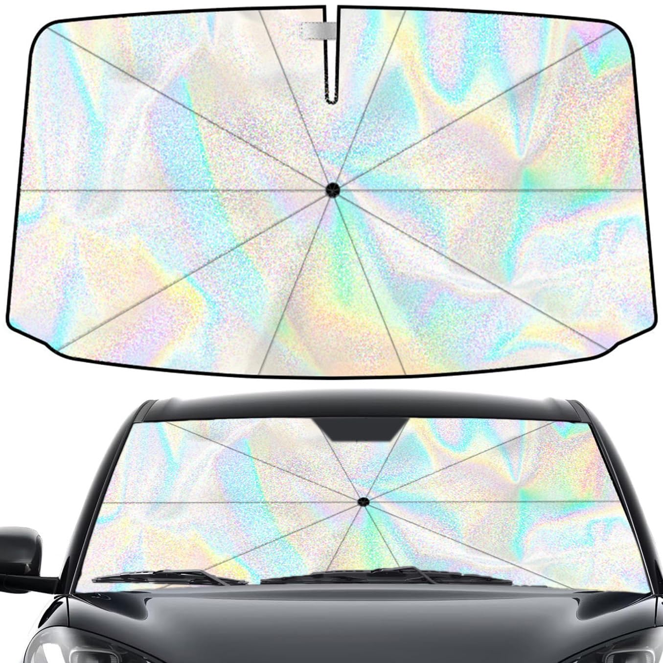 BIGP Sonnenschutz Auto Frontscheibe Faltbar, 140×80cm Sonnenschirm Auto, UV-Schutz Sonnenschirm für die Windschutzscheibe für die meisten Autos, SUVs, LKWs BIGP Sonnenschutz Auto Frontscheibe Faltbar, 140×80cm Sonnenschirm Auto, UV-Schutz Sonnenschirm für die Windschutzscheibe für die meisten Autos, SUVs, LKWs von BIGP