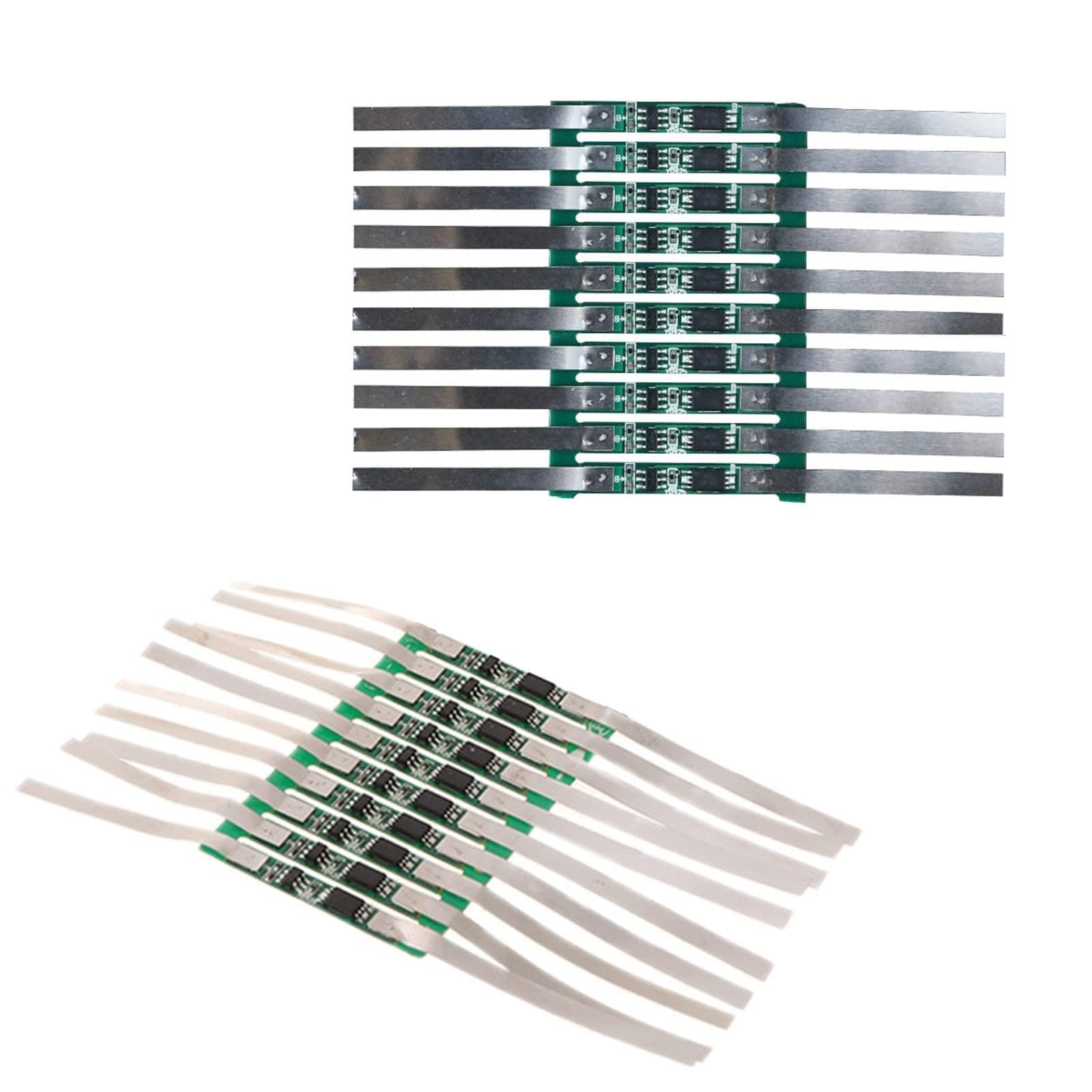 10 Stück/Set 3,7 V 3 A für Platine für 1S 18650 Überschutzplatte mit Lötband von BIGULA