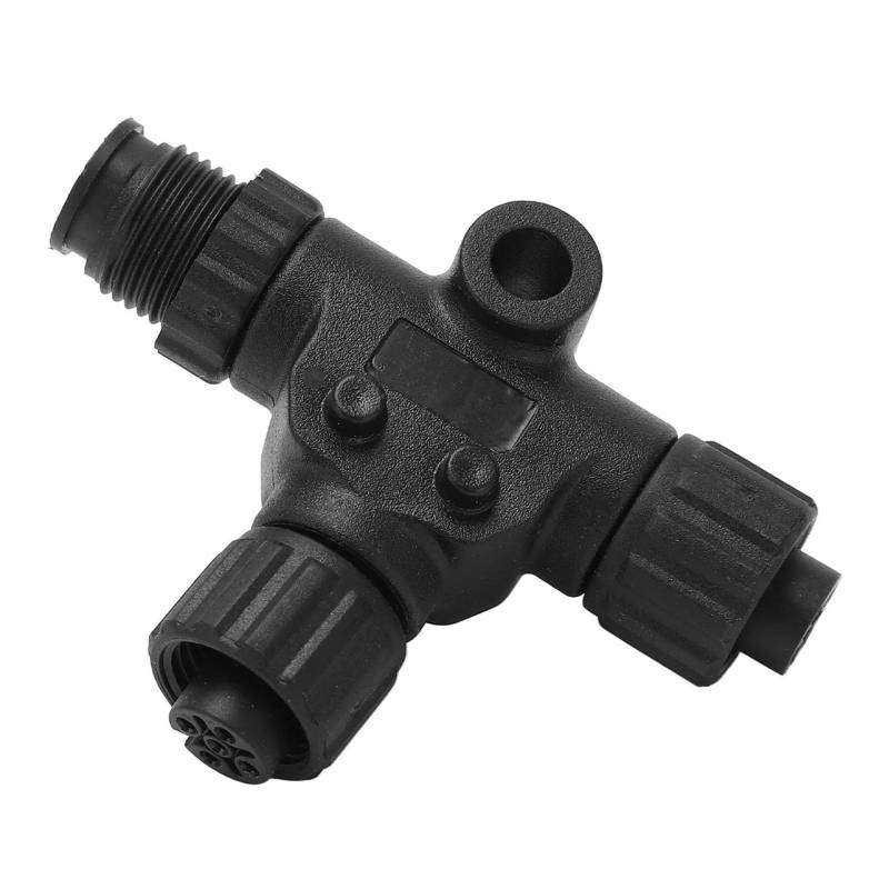 BIGULA T-Verbinder 3 Port Stecker ABS & Metall Stecker Internetzubehör Einfach zu bedienen für Matsutec NMEA2000 von BIGULA