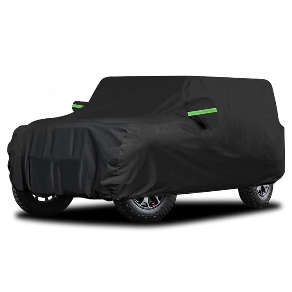 BIHEE Outdoor Autoabdeckung 210D Staubdicht Wasserdicht Schutzabdeckung Allwetter Vollgarage Autoabdeckung Kompatibel mit Autos BIHEE Outdoor Autoabdeckung 210D Staubdicht Wasserdicht Schutzabdeckung Allwetter Vollgarage Autoabdeckung Kompatibel mit Autos von BIHEE