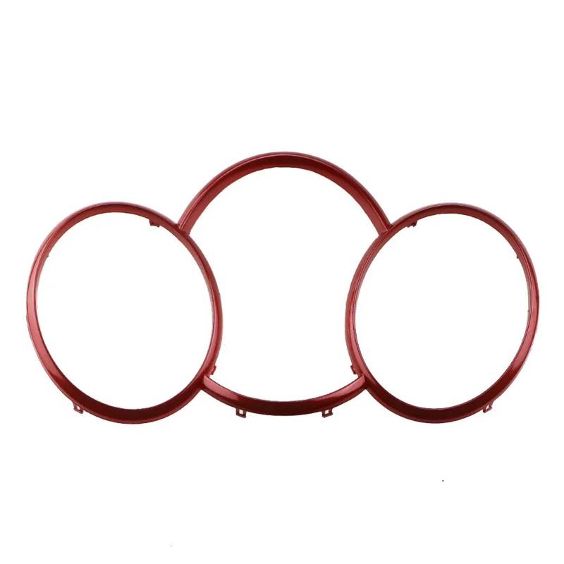 ABS Chrom Für Armaturenbrett Instrument Dekoration Ring Aufkleber Abdeckung Trim Für Chevrolet Für Cruze 2009-2015 Zubehör Zubehör Innenraum(Rot) von BIISVM