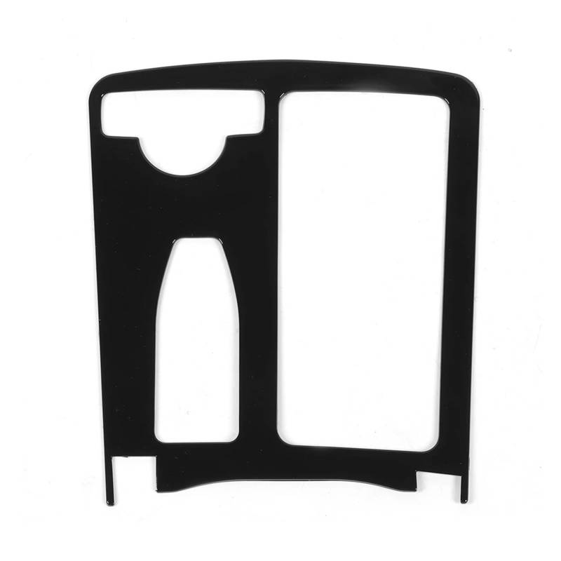 Auto Center Console Cup Holder Blende Trim 2046800307 Für C‑Class W204 2007~2014 Zubehör Innenraum(Glossy Black) von BIISVM