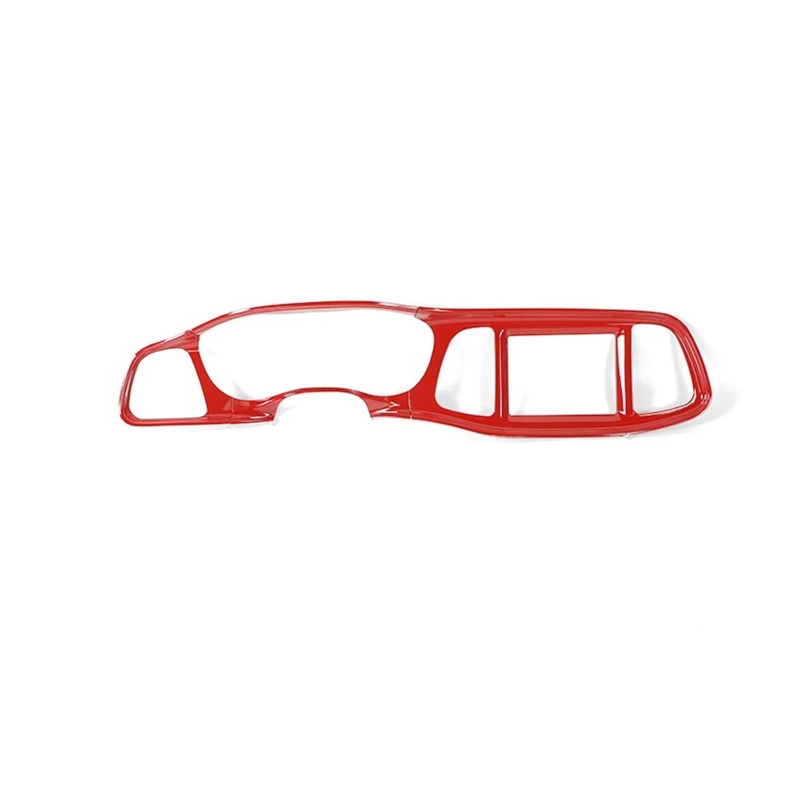 Auto-Mittelkonsole Für Armaturenbrett-Dekorationsabdeckung Für Dodge Für Challenger 2015 2016 2017 2018 2019 2020 Up Zubehör Innenraum(Rot) von BIISVM