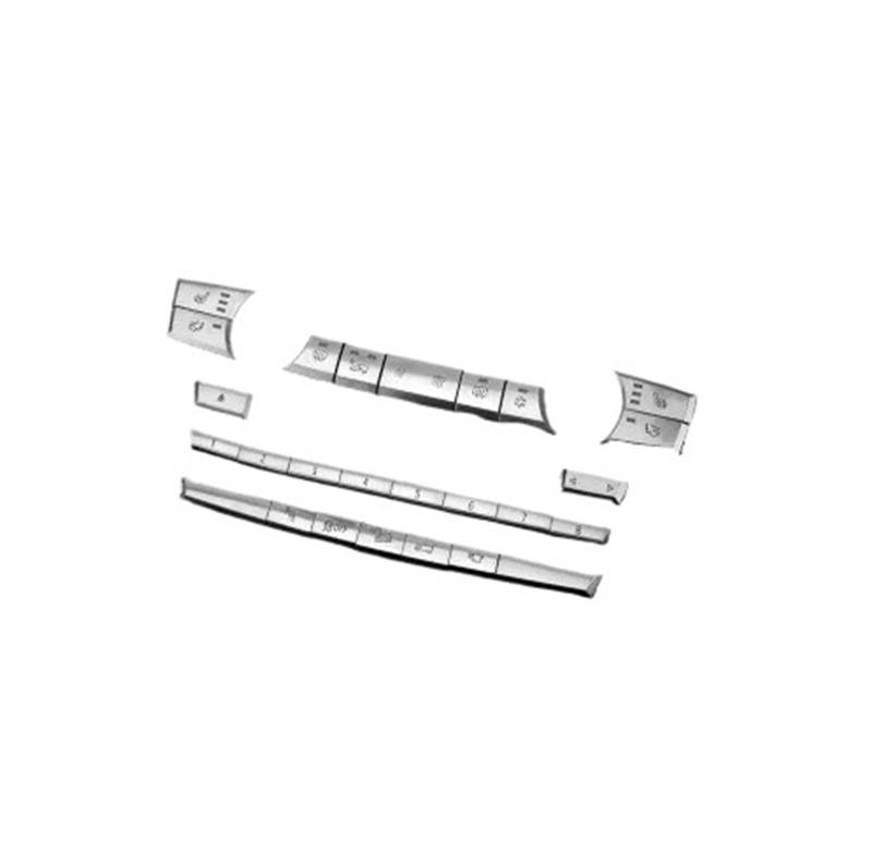 Auto Styling Armaturenbrett Seitlicher Luftauslass Klimaanlage Entlüftungsrahmen Abdeckung Zieraufkleber Innenausstattung Für X5 E70 Für X6 E71 Zubehör Innenraum(Type 33) von BIISVM