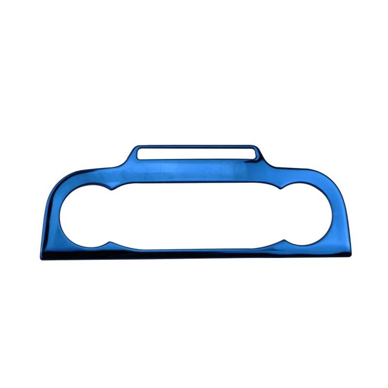 Auto Zentrale Steuerung Klimaanlage Knopf Schalter Rahmen Abdeckung Für Ford Für Focus 4 MK4 2019 2020-2023 Zubehör Innenraum(Steel Blue) von BIISVM
