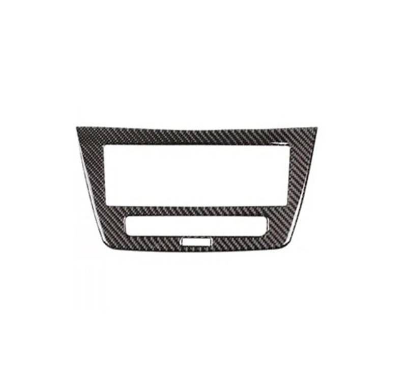 Auto-Zentralsteuerung CD-Panels Dekor-Aufkleber-Abdeckung Zierrahmen Echtkohlefaser Dekorativ Passend Für Benz W204 2007-2013 Zubehör Innenraum(Option 5) von BIISVM