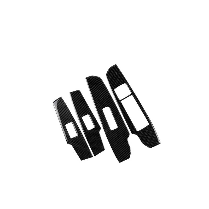 Autofensterheber-Panel-Dekor-Abdeckungs-Trim-Aufkleber-Aufkleber Für Lexus IS250 2013-2020 Auto-Innenausstattung Kohlefaser Zubehör Innenraum(Style B(RHD)) von BIISVM