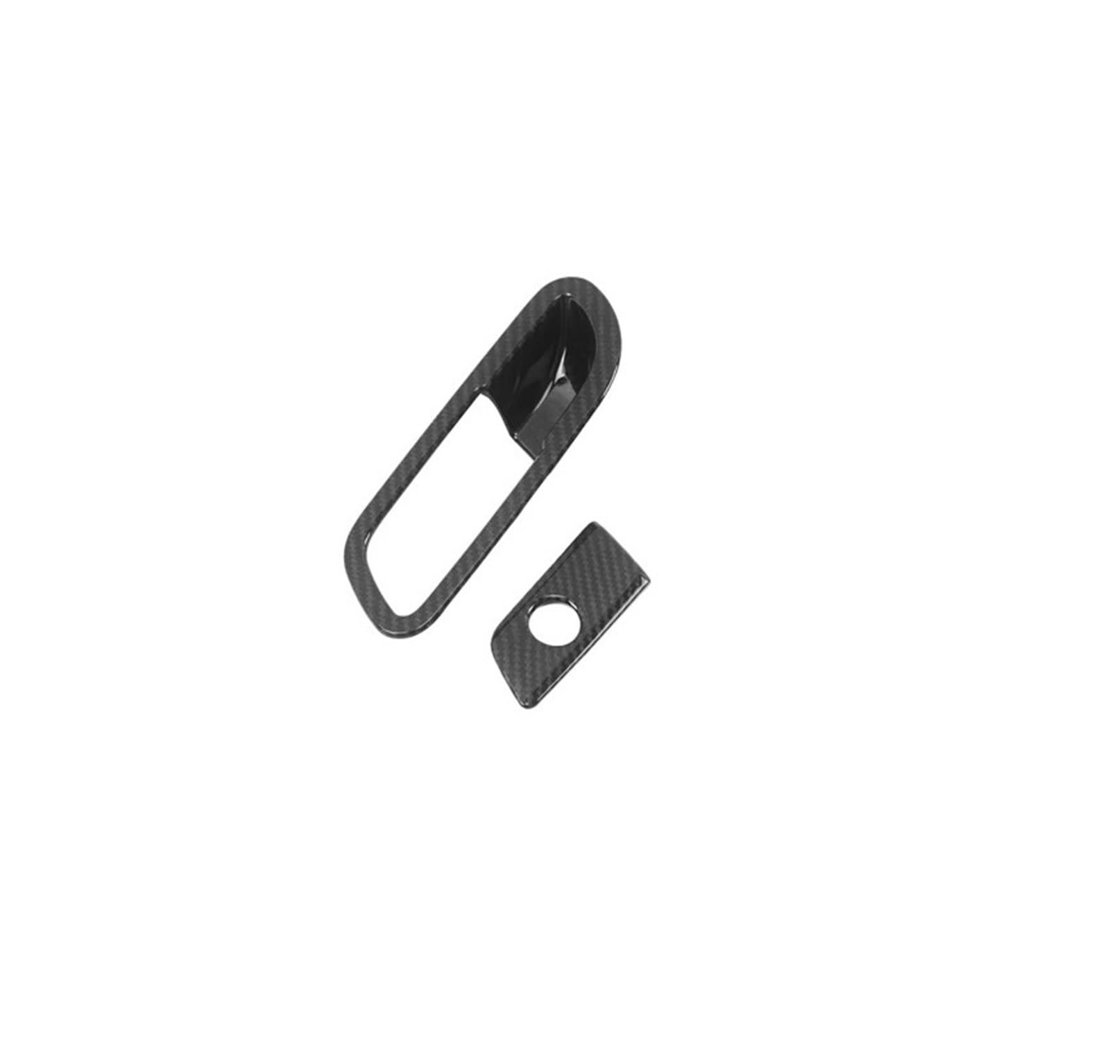 Carbonfaser-Farbe Sitzverstellung Panel Dekoration Abdeckung Trim Für Q5 FY 2018-2020 Auto Styling Innenausstattung Zubehör Innenraum(Storage Box Handle) von BIISVM