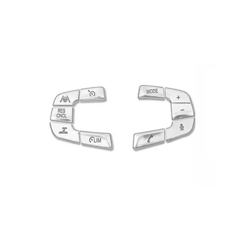 Für 3 4 5 Series 6GT Für X3 Für X4 Für X5 Für X6 Für X7 Z4 Auto-Lenkrad-Tastenschalter-Trimmabdeckung Auto-Innenausstattung Zubehör Innenraum(Style A) von BIISVM