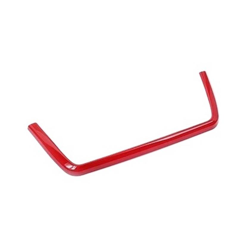 Für 3 4er 3GT F34 F36 F30 13-18 Auto IDrive Multimedia Panel Cover Center Gangschaltung Multi-Media-Taste Abdeckung Trim Zubehör Innenraum(AC Panel red) von BIISVM