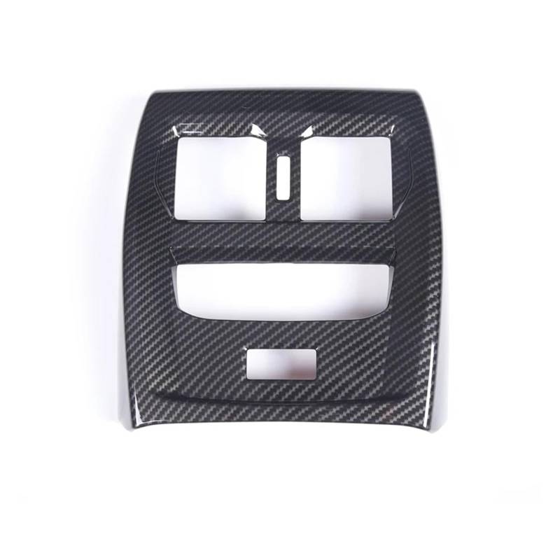 Für 4er G26 2020-2022 ABS Carbon Fiber Style Heckklimaanlage Entlüftungsrahmen Abdeckung Dekorativer Aufkleber Autoteile Zubehör Innenraum(Style A) von BIISVM