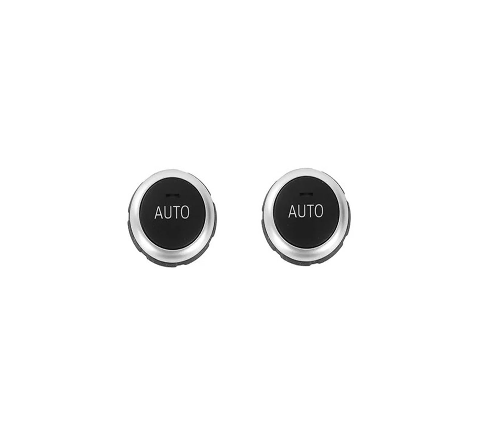 Für 5 7 Serie F10 F01 10-16 Silbrig Schwarz Center Klimaanlage AC Control Schalter Taste Ersetzen Abdeckung Zubehör Innenraum(2St) von BIISVM